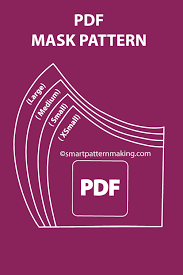 Mark with pins or a fabric marker. Face Mask Pdf Pattern Download Men Women Mundschutz 4 Sizes Schutzmaske Mascherina 4 Formats Tapa Bocas Combo Digital Pattern Download Face Mask Tutorial Easy Face Mask Diy Free Pdf Sewing Patterns