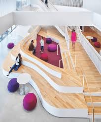 Higher Education Company Ellucian Sought A College Like Atmosphere For Their New Vir Education Design Interior Interior Design Magazine Education Architecture