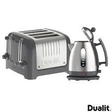 Free returns on everything in store. Dualit Lite Kettle 4 Slot Toaster Set Grey 10126 Costco Uk