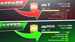How To Rank Up Fast In Season 4 Fortnite Max Level 100 Fast