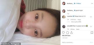 Had a great time talking to walter about one of my favorite movies, and now i'm very glad i cleaned my office for it. Goodnight Tragic Last Instagram Post Of K Pop Star Goo Hara 28 Before She Was Found Dead Daily Mail Online