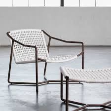 Palecek Dockside Modern Coastal Metal Hand Woven Rope Outdoor Lounge Chair In 2020 Lounge Chair Outdoor Outdoor Chaise Lounge Patio Furnishings