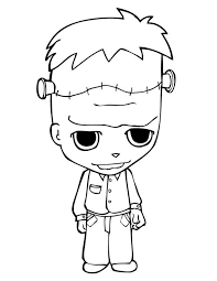 It's the perfect spooky combination. Cute Little Frankenstein Coloring Page Download Print Online Coloring Pages For Free Color Nimbus