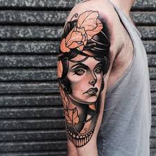 Awesome Neo Traditional Tattoos By Jacob Gardner Neo Traditional Tattoo Tattoos Traditional Tattoo Sleeve