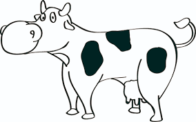 Cow Drawing How To Draw A Cow Easy Drawings Easy Cow, cows, cartoon cows, kawaii, kawaii cow, numbers, number art, number drawing. cow drawing how to draw a cow easy