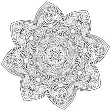 If there is no ink in the black cartridge, then, of course, you will be in the case of some color printers (epson's, for example), completely empty color cartridges can also cause your printer to print blank pages even. Blank Mandala Coloring Pages Novocom Top