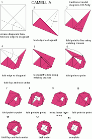 Mom 137 Camellia Origami Diagrams Origami Crafts Modular Origami