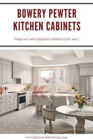Bowery Pewter Cabinets Assembled Kitchen Cabinets Kitchen Cabinets Kitchen Cabinet Kings
