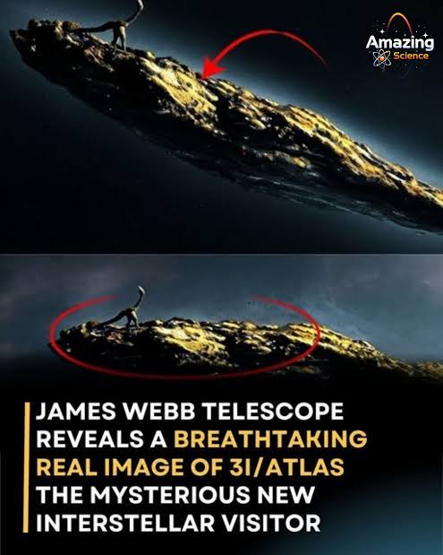 James Webb Telescope captures image of 3I Atlas, a rare interstellar visitor