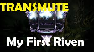 Riven Transmutation Warframe | My First - Youtube