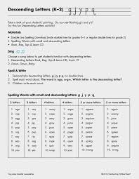 Descending Letters Can Be Tricky To Place Correctly On Lines These Fun Downloads Will Give Handwriting Instruction Teaching Writing Handwriting Without Tears