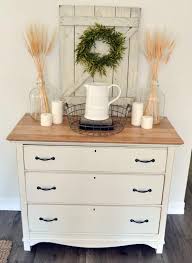 Antique White Farmhouse Dresser Farmhouse Dresser Dresser Decor Bedroom Decor