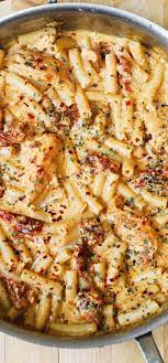 Chicken Mozzarella Pasta Cooking For My Family Rezepte Sonnengetrocknete Tomaten Nudel Rezepte