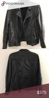 All Saints Kushiro Leather Jacket Leather Jacket Jackets Clothes Design