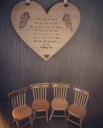Wedding In Memory Of Missing Person Memorial Chairs Miniature Engraved Seats Missing Family Member Wedding Memorial Missing Family Engraved Keepsakes