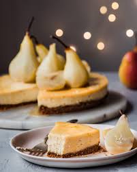 .cheesecake à la poire {sans cheese sans beurre et presque sans cuisson}, cheesecake poires vanille sur pain depices & son caramel de poire. Cheesecake De Noel Recettes Festives Et Legeres A Tester
