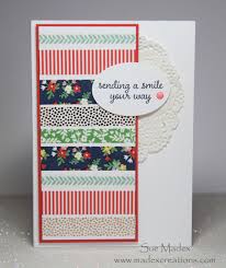 Create washi tape birthday cards or homemade washi tape cards for any occasion with your collection of tapes. Washi Tape Cards Sue Madex Stampin Up Demonstrator Australia
