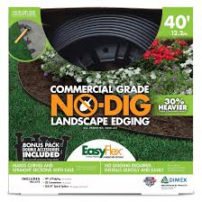 Simply pound each interlocking piece into the ground with a rubber mallet. No Dig Landscape Edging 40 Feet Bjs Wholesale Club