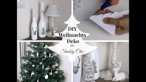 Kein wunder, denn das upcyceling von möbeln spielt hier seine große karte aus. 4 Diy Weihnachtsdekorationen Im Shabby Chic Landhaus Stil Youtube