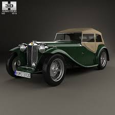 3d Model Of Mg Tc Midget 1945 Best Luxury Cars Old Classic Cars Car Accesories