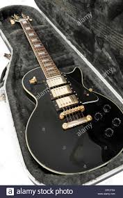 Vintage Epiphone Les Paul Black Beauty 3 Gibson Electric Guitar Stock Photo Alamy