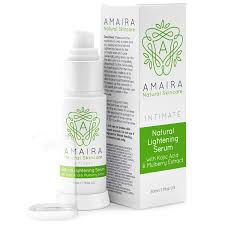 Amazon Com Amaira Intimate Lightening Serum Bleaching Cream For Private Areas Skin Bleach Whitening Sensitive Spots For Women Gentle Kojic Acid Dark Inner Thigh Privates Brightening 1 7oz Beauty