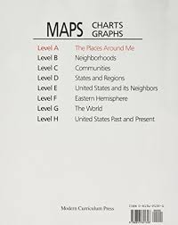 Maps Charts And Graphs Level A The Places Around Me Buy