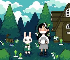 Pixel Art Animal Crossing New Leaf New Horizons Nature Video Game Pixelart Ka3l In 2020 Pixel Art Animal Crossing Nature Gif