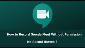 Recording google meet meeting without permission.using the record option inside google meet comes with its own demerits. How To Record Google Meet Without Permission Youtube