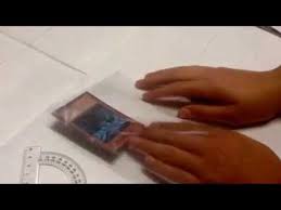 This means that you cannot expect to be able to sleeve them as freely as you would be able to in a game like the pokemon trading card game or magic the gathering. How To Make Yugioh Card Sleeves Youtube