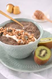 Le Plein D Anti Oxydants Et D Energie Porridge De Chia Au Cafe Anne Sophie Fashion Cooking Recette Alimentation Dessert Chia