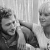 With johnny hallyday, sylvie vartan, évelyne dandry, pierre barouh. 1