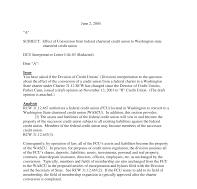 DCU Interpretive Letter I-04-03 - Effect of Conversion from ...