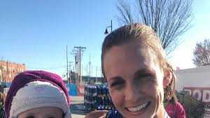 Julia Webb Runs Fast Half Marathon While Pushing Stroller