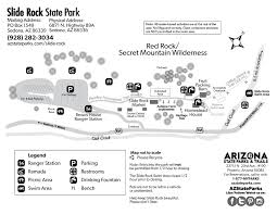 Slide Rock Park Map Slide Rock Slide Rock State Park State Parks