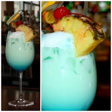 Ben And Jacks Swimming Pool Vodka Coconut Rum Pineapple Juice Heavy Cream Blue Curacao Yummy Drinks Coconut Rum Favorite Drinks