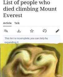 Album Monte Everest Meme By M0912 Memedroid