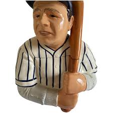 Babe Ruth Ceramic Cookie Jar. For Sale at Ruby Lane
