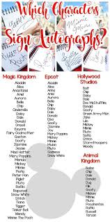 Which Disney Characters Sign Autographs Books Monogramsbyamanda Etsy Com Website Journ Disney World Theme Parks Disney Trip Planning Disney Family Vacation