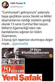 Fatih tezan (fatihtezcan.com, erişim 25.09.2016). Iyi Partili Mehmet Aslan Dan Gazeteci Fatih Tezcan A Olum Tehdidi