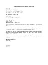 Perlu anda ketahui jika surat permohonan merupakan surat yang menyatakan permohonan atau permintaan antara satu pihak dengan pihak yang lainnya. Contoh Surat Permohonan Kenaikan Gaji Karyawan
