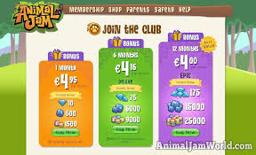 Play Wild Memberships Animaljam Membership Playwild Animal Jam Play Wild Animal Jam Memberships
