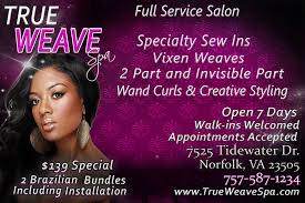 When it comes to sew in hairstyles, the beauty lounge is the only choice, head over shoulders. True Weave Spa Norfolk Va Hair Salon Crochet Braids Sew In Extensions Razor Cut