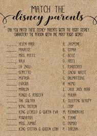 Rustic Kraft Disney Parents Game Template Country Baby Shower Disney Baby Shower Baby Shower Princess
