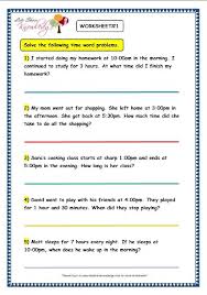 Grade 3 Maths Worksheets 8 5 Time Problems Lets Share Knowledge 3rd Grade Math Worksheets 3rd Grade Math Mental Maths Worksheets