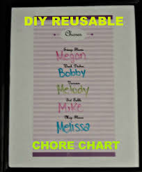 Diy Reusable Chore Chart Thirtysomethingsupermom
