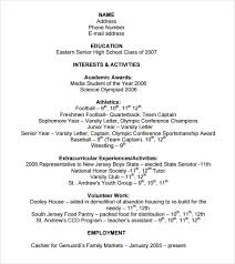 free 8+ sample college resume templates
