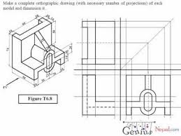Engineering Drawing Tutorials Orthographic Drawing Solution T 6 7 Youtube Drawing Tutorial Orthographic Drawing Architecture Drawing Sketchbooks