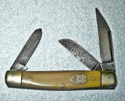 The knives are mostly made by hand by german knife 'masters'. Vintage Jim Bowie German Eye Brand 3 Blade Pocket Folding Knife Used On Popscreen