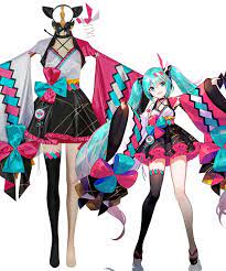 Vocaloid Hatsune Miku 2020 Magical Mirai Cosplay Costume Hatsune Miku Outfits Miku Cosplay Cosplay Costumes